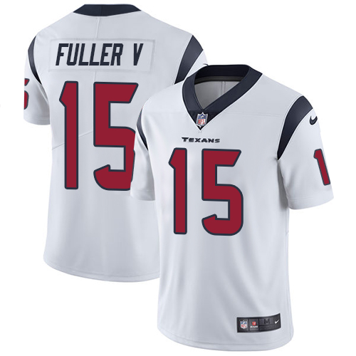 Men Houston Texans #15 Fuller V white Nike Vapor Untouchable Limited NFL Jersey->houston texans->NFL Jersey